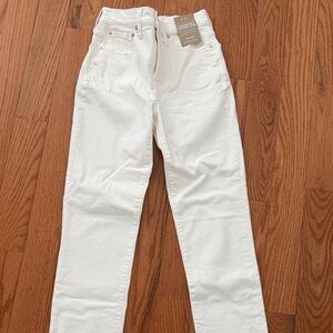 Madewell Cream Vintage Jeans